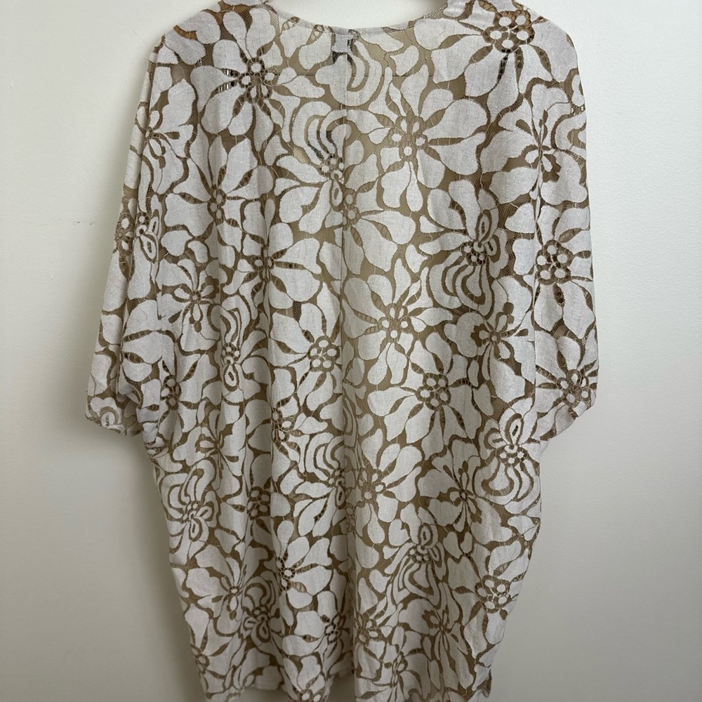 NEW Anne Klein Floral Sheer Cardigan
TOPPER Size L/XL - Picture 3 of 5